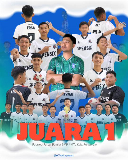 KSATRIAN FUTSAL BERHASIL MERAIH JUARA 1 DALAM FOURFEO SMP / MTs KABUPATEN PURWOREJO